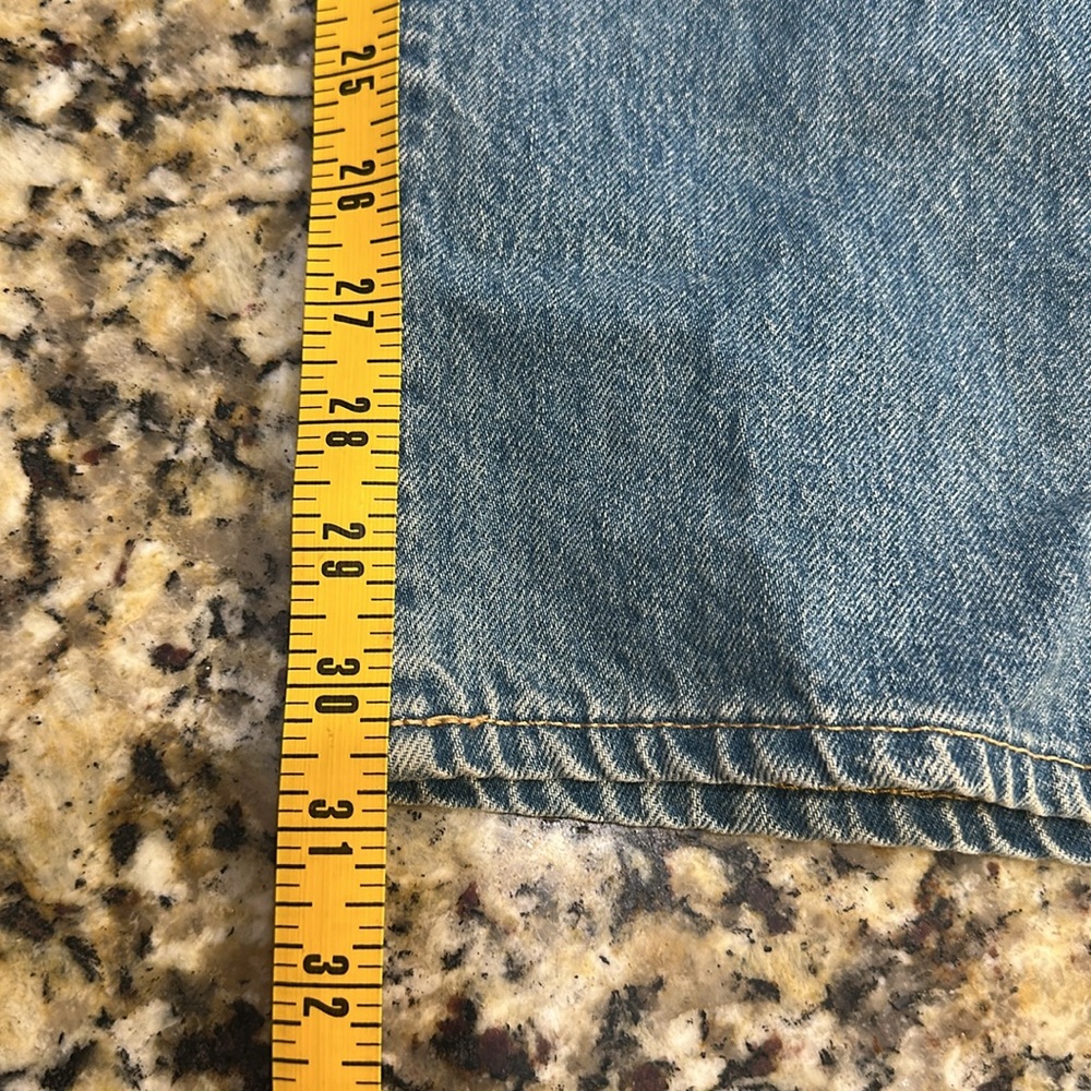 SLVRLAKE Denim Blue Wide Leg Jeans - Picture 7 of 11